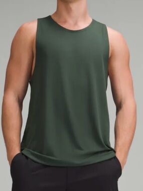 Lululemon Men’s License To Train Tank Top Legacy Green Medium M Sleeveless